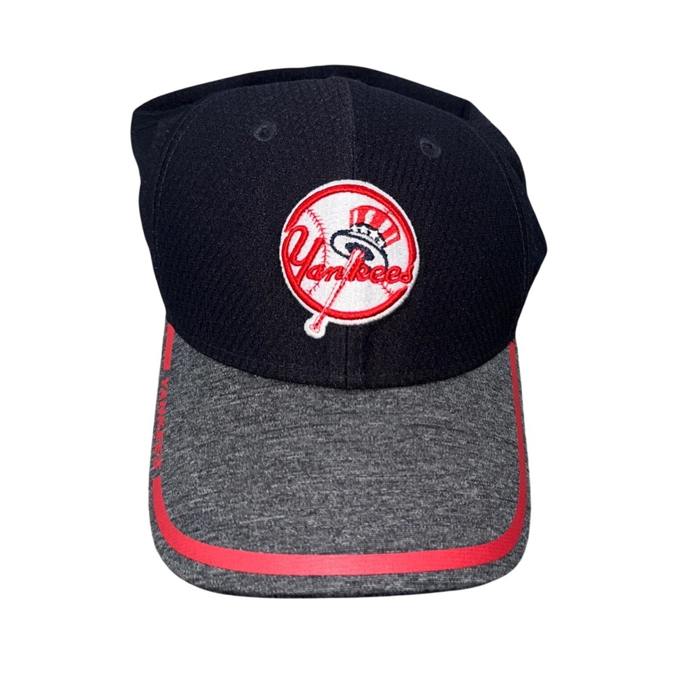 New Era Baseball Cap Men‎ Medium-Large Black Gray 39THIRTY New York Yankees MLB